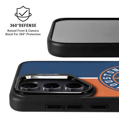 MLB Houston Astros Split Galaxy S25 Ultra Kickstand Case